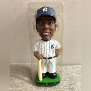 Yankees Pinstripe Bobblehead with Bat